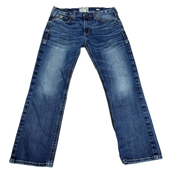 Ariat Jeans Ariat Mens 36 X 32 Blue M7 Rocker Stretch Coltrane